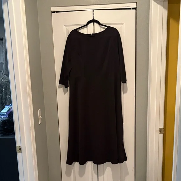 Elegant Black Dress Plus Size 4X - Picture 1 of 6